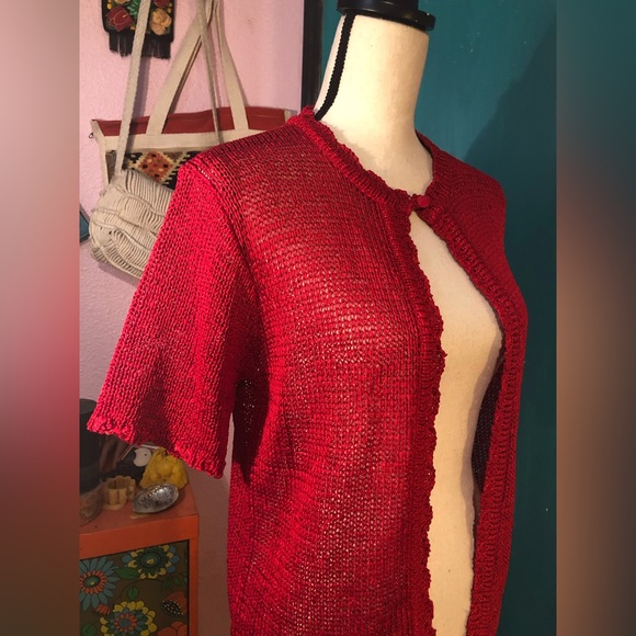 Vintage Sag Harbor Short Sleeve Sweater - Picture 7 of 16